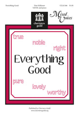 Everything Good SAT choral sheet music cover